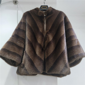 Cappotto Ecologico <span class=keywords><strong>in</strong></span> Finta Pelliccia di <span class=keywords><strong>Visone</strong></span> Caldo, Stile Casual Giovanile e Comodo per l'Inverno 2025 - Product Image 4