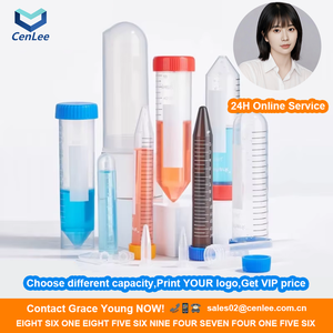 Tubes de centrifugation ronds en plastique PP haute transparence de 50 ml avec zone d'écriture blanche et capuchon pour une gestion facile du codage des échantillons - Product Image 6