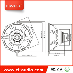 Coaxiale Woofer 12 Inches 3 Spreekspoel Met Hoorn Voor <span class=keywords><strong>Line</strong></span> <span class=keywords><strong>Array</strong></span> Dispersie 100 / 10 Graden, driver 3 Spreekspoel - Product Image 4