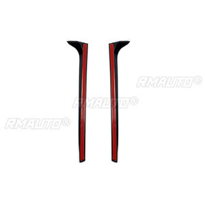 2 Piezas de Alerones Laterales para Ventana Trasera, Estilo Canard Brillante, para VW Polo MK6 2018 2019+, Accesorios de Estilo para Automóvil, Negro Brillante - Product Image 5