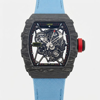 Nouvelle montre tourbillon en fibre de carbone 3501, montre mécanique automatique de luxe haut de gamme pour homme, avec réserve de marche