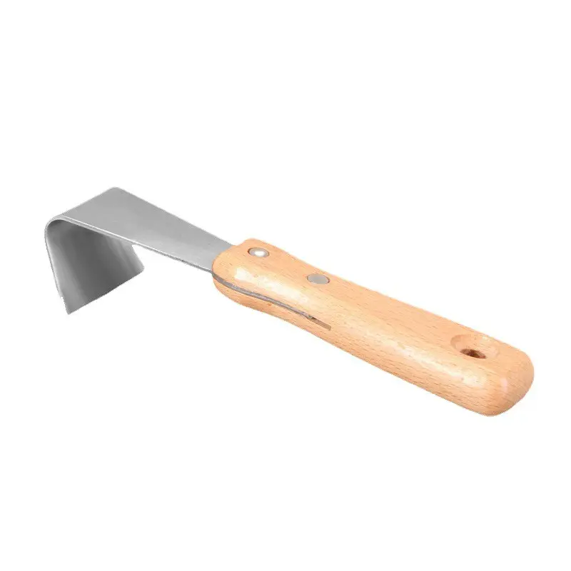 Cuchillo de podredumbre de árboles frutales, raspador Manual, raspador de corteza de jardinería, herramienta de raspado de árboles multifuncional forjada