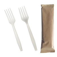 Meilleures ventes : Couverts biodégradables en CPLA – Cuillère, fourchette, couteau jetables, compostables, sans plastique