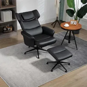 Fauteuil Stoelen Verkoop Pu Leer Aanpasbare Fauteuil Stoel Stoel Met Voetenbank