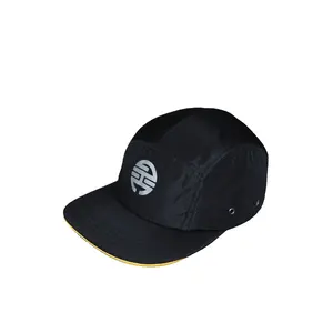 Boné esportivo de corrida de nylon com logotipo personalizado, impermeável e leve, chapéu para homens, chapéu multicolorido por atacado