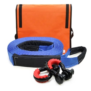 Sangle de remorquage personnalisée pour voiture, 2 pièces, 3 ", 9m, 30000 Lbs, robuste, anti-casse, sac de rangement - Product Image 2