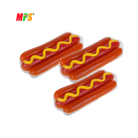 Vente directe d'usine OEM Bonbons moelleux halal Bonbons personnalisés Cadeaux de fête Gros bonbons Géant bonbon gélatineux Hot-dog
