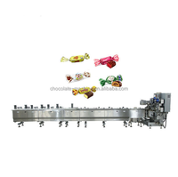 Usine nouveau design chocolat double torsion machine d'emballage bonbons machine d'emballage chocolat pli wrap