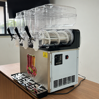 Tank Commerciële Slush Machine Roestvrij staal Bevroren Slushie Maker 12L * 3 Voor Drank Shop Bar Gemakswinkel CE Gecertificeerd