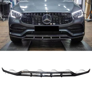 Carbon Fiber Front Spoiler Bumper <b>Lip</b> <b>Splitter</b> for Mercedes Benz GLC X253 2020-2022 SPORT Auto Tuning - Product Image 1
