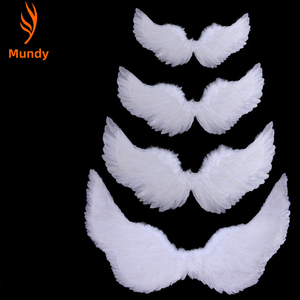 Ailes d'ange en plumes blanches pour enfants, Halloween, Noël 2026 - Product Image 1