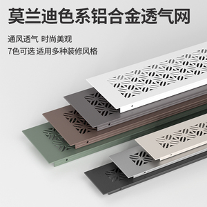 Grille de ventilation en alliage d'aluminium DSW, couvercle en maille anti-cafards, panneau décoratif de dissipation thermique pour armoire et meuble à chaussures - Product Image 3