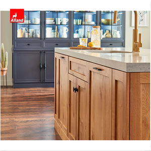 Mobile da <span class=keywords><strong>Cucina</strong></span> Americano Incassato con Cornice, Due Tonalità di Blu, con Isola Stile Shaker - Product Image 6