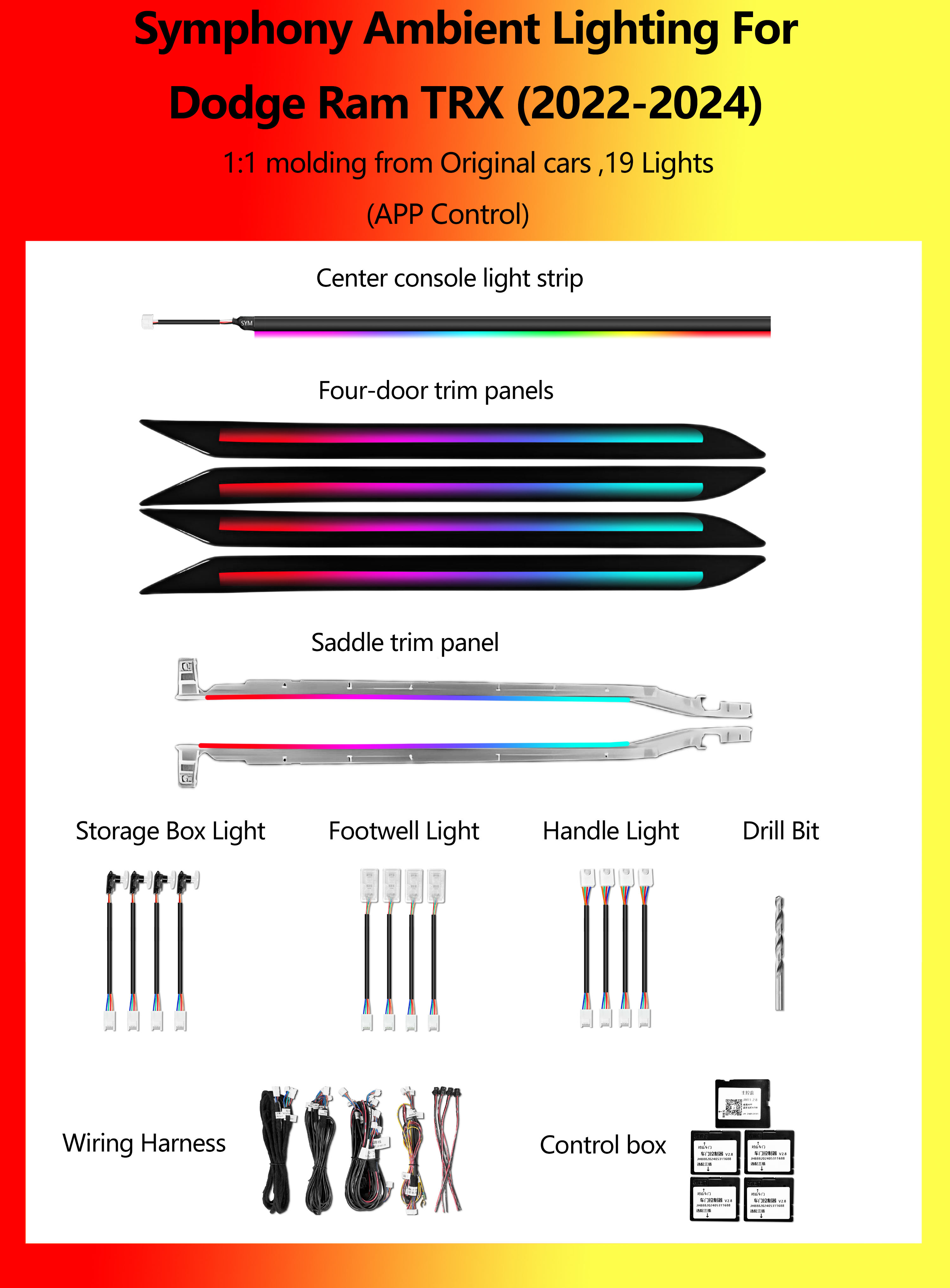 ไฟ Dodge Ram TRX Symphony 19