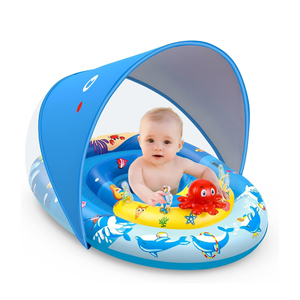 Juguetes inflables de animales marinos con diseño ampliado para mayor flotabilidad y seguridad, flotadores para piscinas de bebés. - Product Image 6