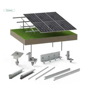 Kseng Wholesale Price Solar Ground Mounting Bracket Solar Racking System Carbon Steel Ground Mount Stand Of Solar Panel