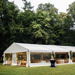 Tente de réception en aluminium à portée libre de 100 à 1000 personnes, décoration de <span class=keywords><strong>plafond</strong></span>, tente de réception, fêtes, événements de mariage en plein air - Product Image 1