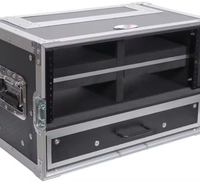 Flight case rack 4U WM4U2DR style ATA avec tiroir pour DJ, micro et contrôleur - Sacs et étuis spécialisés