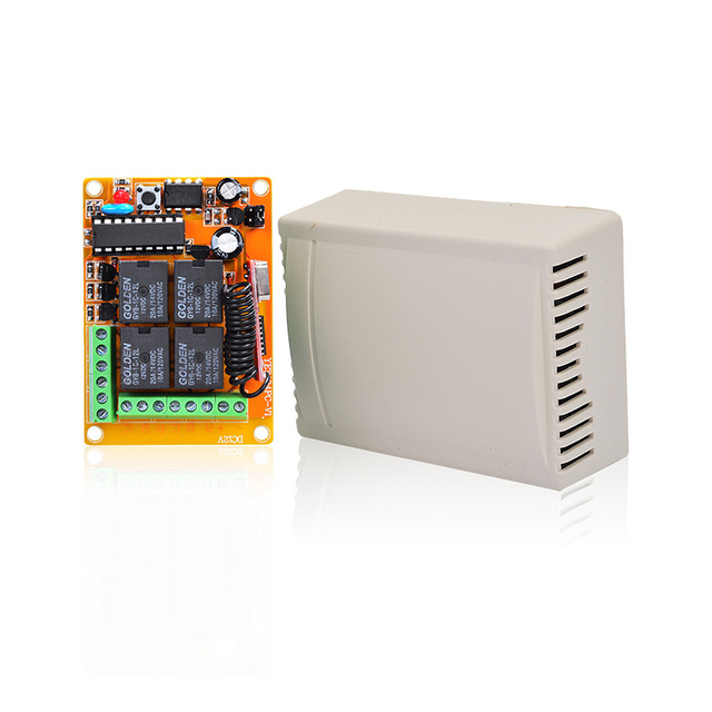 RF 433mhz Wireless Long Range Transmitter and Receiver 4 Channel DC Motor