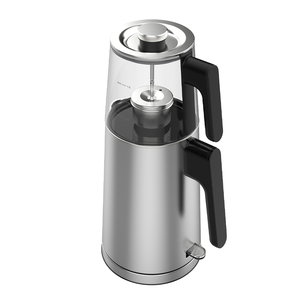 Hotsy กา<span class=keywords><strong>ต้ม</strong></span>น้ำไฟฟ้าแบบด้ามไม้ดีไซน์ใหม่ HOT-W20TH ทำจากสเตนเลสสตีลพร้อมหม้อชงชาและกาแฟกาน้ำชา - Product Image 3