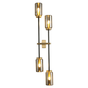 Lámpara de Pared de Cobre de Diseño Americano para Interiores, Estilo Retro, para Sala de Estar, Fondo de TV, Dormitorio Posmoderno - Product Image 2