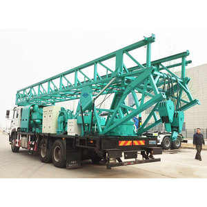 Professionele HFSPC-1000 Mast Dubbele Power Dubbele Lier 1000 M Gebruikt Truck Gemonteerd Waterput <span class=keywords><strong>Rig</strong></span> - Product Image 3