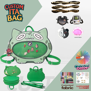 Low Moq Multicolor Oem Odm Pin Display <b>clear</b> Shaped Design Personalized Custom Ita <b>Bag</b> Insert - Product Image 5