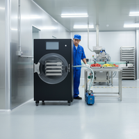 Machine de lyophilisation commerciale pour aliments (viande, bonbons, légumes, fruits, café, fleurs) de 1 à 20 kg