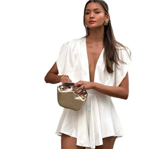 Mono de Verano <span class=keywords><strong>para</strong></span> Mujer, Nuevo, con Escote Profundo en V, Elegante, <span class=keywords><strong>para</strong></span> el Trabajo, Sexy, con Cintura Ajustada - Product Image 5