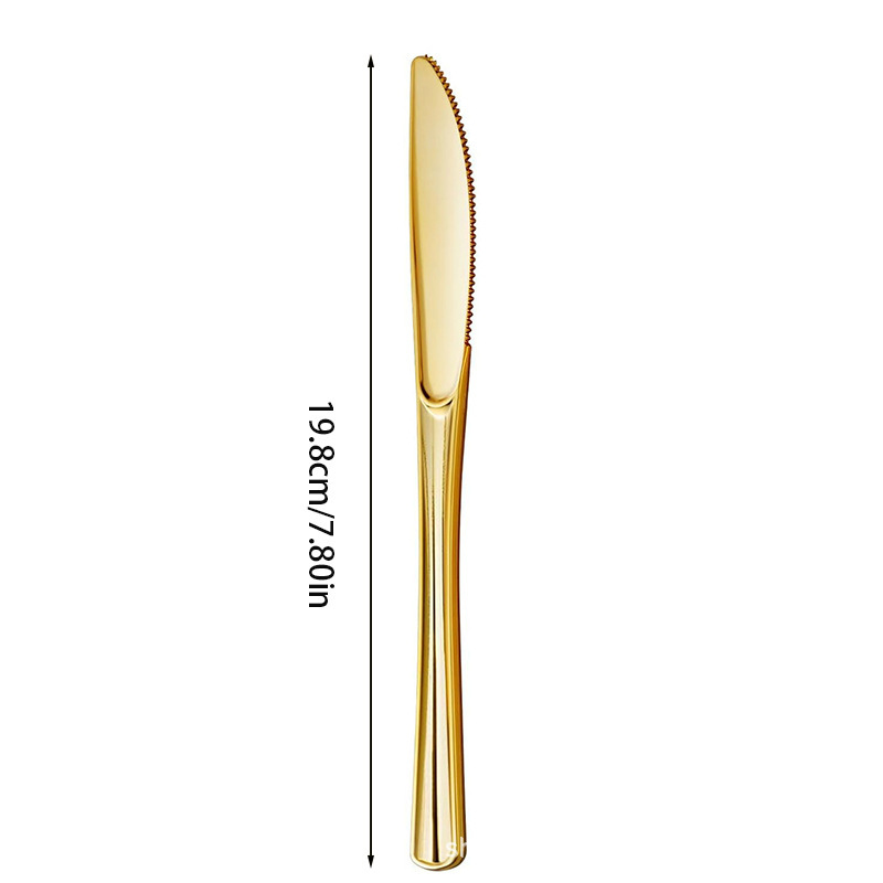 Coltello dorato-2018 cm-confezione da 10