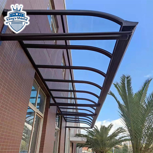 Toldo motorizado de aluminio para balcón, toldo para cubierta superior de casa con marco de aluminio metálico, enrejado y <span class=keywords><strong>puertas</strong></span> - Product Image 1