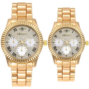 Les amoureux transfrontaliers regardent un nouvel ensemble de montres à quartz de mode décontractée pour hommes femmes <span class=keywords><strong>Rome</strong></span> trois yeux Design bracelet en plastique boîtier de 5mm - Product Image 1