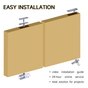 Oray xoay 360 độ cửa pivot bản lề thép không gỉ cửa gỗ bản lề 3 mét Độ dày Top dưới pivot cửa bản lề - Product Image 3
