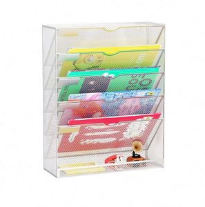 Hanging Wall <b>File</b> Organizer 6 Tier Wall Mounted <b>File</b> Holder Document Wall Organizer Magazine Organization - Product Image 1