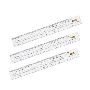 Regla de Medición de Heridas Wintech de 18 cm, Regla Médica de Papel para Hospitales - Product Image 3