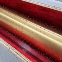 Rouleau perforateur personnalisé en laiton avec aiguilles perforantes et broches en acier pour micro-perforation de films plastiques et tissus non-tissés