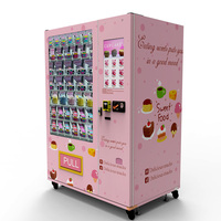 Distributeur automatique de gâteaux à écran tactile, affichage 22 pouces, fonction SDK, options de paiement multiples, surveillance à distance pour centres commerciaux