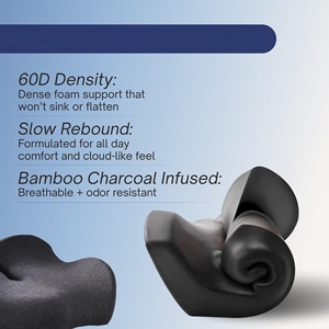 Coussin de soutien lombaire ergonomique multifonction breveté pour soulager les douleurs du bas du dos - Product Image 2