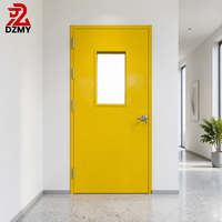 Porte d'entrée de sécurité personnalisée en acier, fabricant et fournisseur de portes en acier résidentielles pour projets de construction