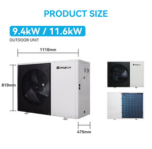 SPRSUN ERP-bomba de <span class=keywords><strong>calor</strong></span> para agua caliente doméstica, inversor completo de aire frío A ++ R32, fuente de aire, refrigeración - Product Image 2
