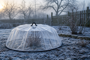 Copertura a Cupola Pieghevole in PVC Trasparente per Piante 96cm con Borsa per il Trasporto, Protezione Antigelo in Vinile Morbido per Giardino - Product Image 6