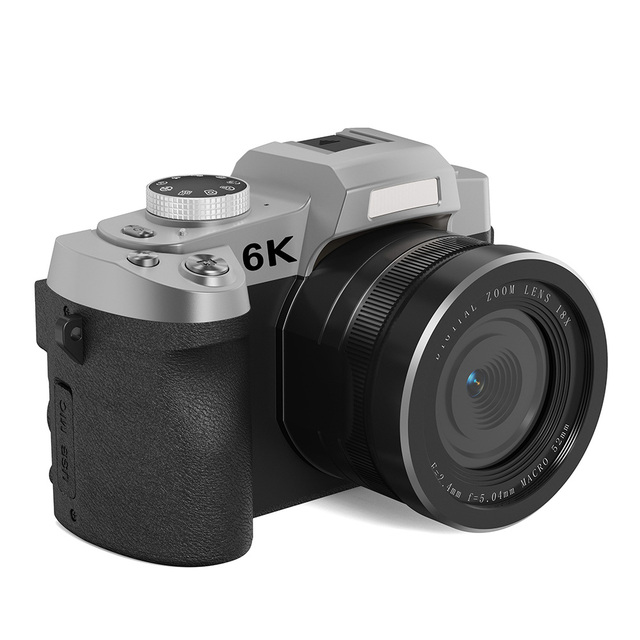 ZIHOTEK Pocket Mirrorless Camera WD09 6K Ultra HD 75MP 18X Zoom 3.0" Touch Screen 19 Filters UV Lens Face Detection EIS Vlog