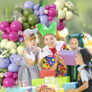 Kit <span class=keywords><strong>de</strong></span> <span class=keywords><strong>Guirnalda</strong></span> <span class=keywords><strong>de</strong></span> <span class=keywords><strong>Globos</strong></span> Verde <span class=keywords><strong>y</strong></span> Rosa, 125 Piezas, Arco <span class=keywords><strong>de</strong></span> <span class=keywords><strong>Globos</strong></span>, Globo Morado Macaron para Decoraciones <span class=keywords><strong>de</strong></span> Fiesta <span class=keywords><strong>de</strong></span> Cumpleaños con Temática Floral - Product Image 6