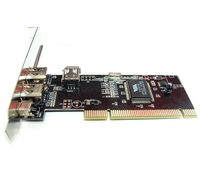 PCI 4 Ports Firewire IEEE 1394 1394A 4/6 broches adaptateur de carte contrôleur 3 ports Firewire carte de Capture vidéo pour disque dur MP3 PDA