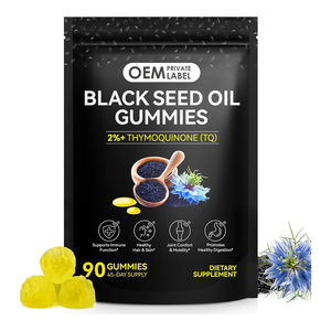 Gummies d'huile de nigelle OEM 100% pure avec plus de 2% de Thymoquinone – Super antioxydant pour le soutien immunitaire, les articulations, les cheveux et la peau - Product Image 1