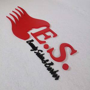 Lettres en plastique PVC de haute qualité Signalisation directionnelle intérieure extérieure 3D Signalisation intérieure en PVC pour la réception à bas <span class=keywords><strong>prix</strong></span> - Product Image 1