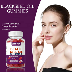 Permen Jeli Minyak Habbatussauda Hitam Dewasa Grosir 60 |   Rasa Stroberi Meningkatkan Kepadatan Tulang 2 Per Porsi Suplemen - Product Image 1