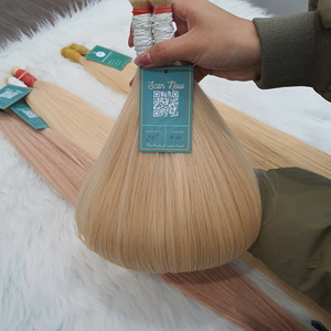 ผมสำหรับต่อผมมนุษย์แบบตรงยาวตามสั่งผมแบบหรูหราผมดิบจากเวียดนามผลิตโดยผมหรูหรา! - Product Image 2