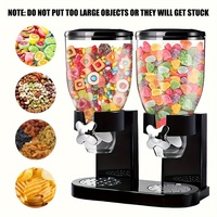 Distributeur d'aliments secs rotatif pour noix de petite taille, bonbons, haricots, riz, organisateur de cuisine garde-manger pour garder en ordre