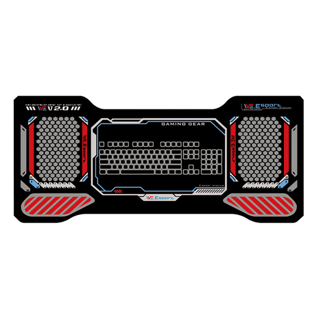 Esports Office Modern Custom Ergonomic Water Resistant L Shaped Gamer Desk Mat Study Gaming PC Computer Table Mouse Pad